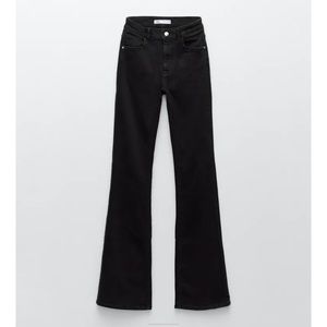 Black Zara flare jeans